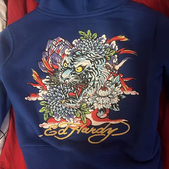 ed hardy jacket never worn size small - Picture 4 of 4